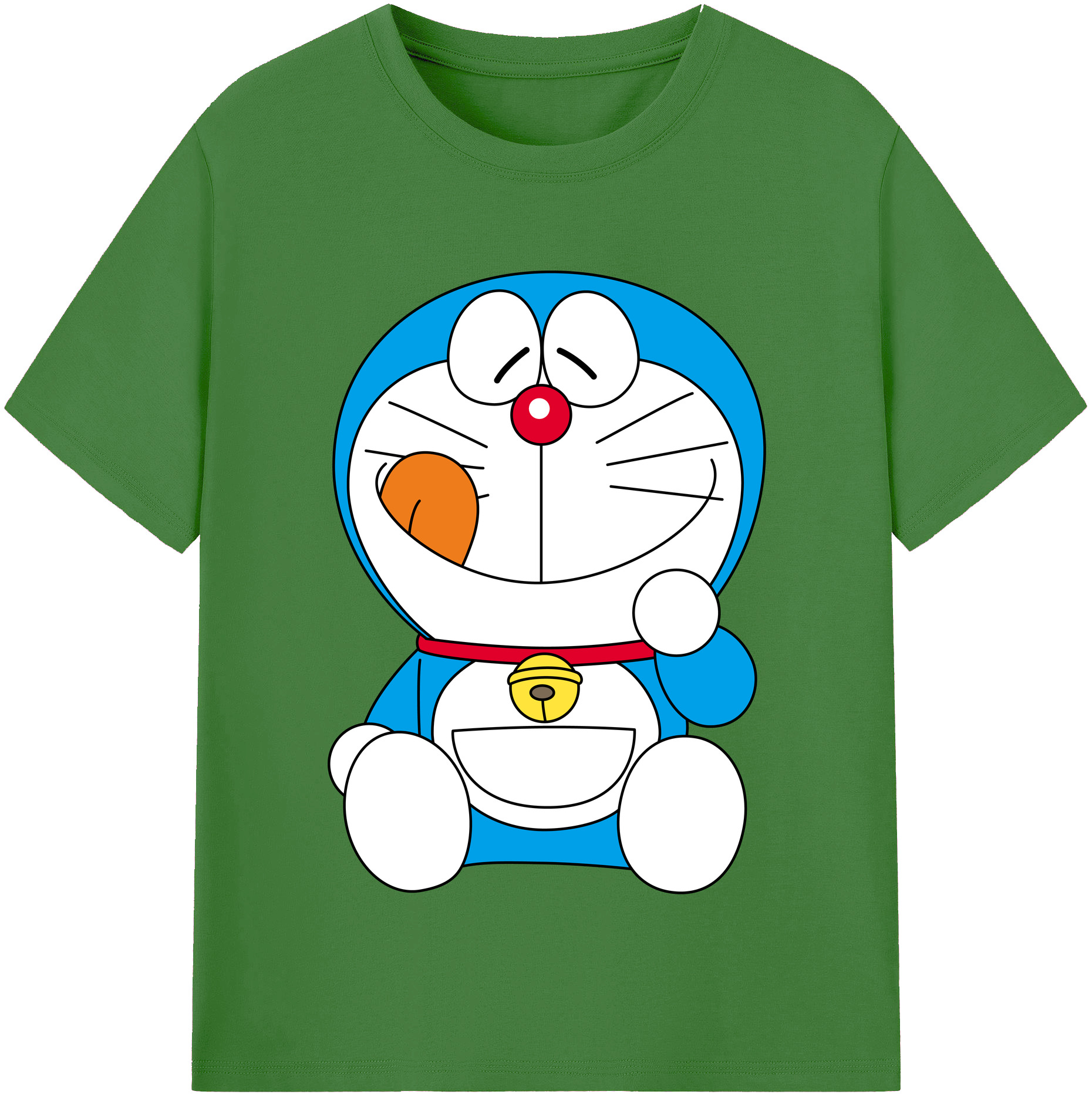 （画像用） ドラえもん Doraemon レディースカジュアルプリントTシャツ（綿100％）